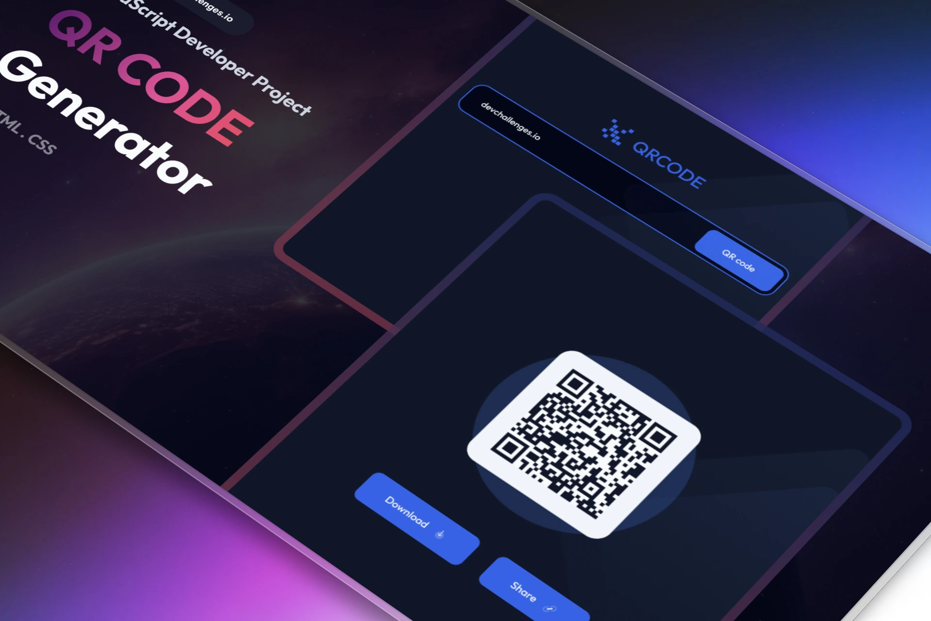 proyecto de generador de qr